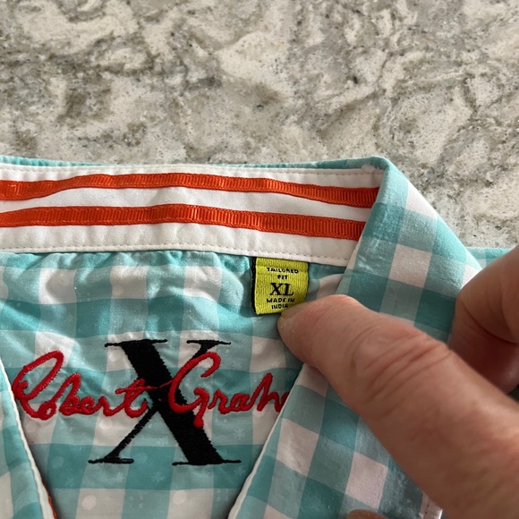 Robert Graham X Collection Short Sleeved Button Down Shirt - Picture 3 of 4